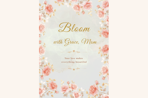 Download Elegant Floral Mother’s Day Card - Floral Collection