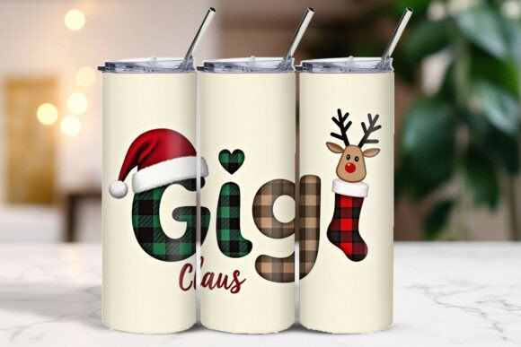 Download Christmas GIGI Bold Font Tumbler Wrap - Font Collection