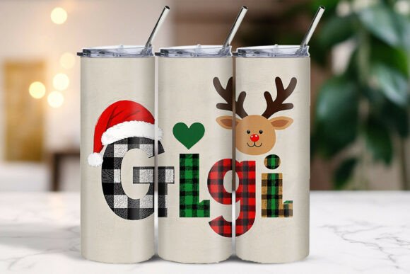 Download GIGI Christmas Bold Font Tumbler Wrap - Font Collection