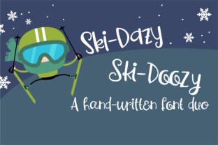 Download PN Ski-Doozy and Ski-Dazy Font Duo - Font Collection