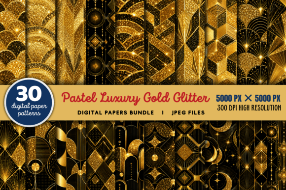 Download Pastel Luxury Gold Glitter Backgrounds - Luxury Collection