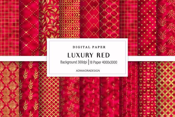Download Luxury Red Digital Paper - Luxury Collection