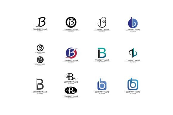 Download B Font and Letter Logo Design Vector - Font Collection