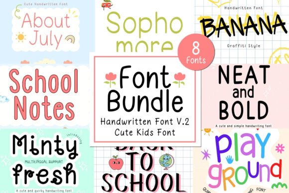 Download Neat &amp; Clean Handwritten Bundle V.2 - Premium Resources