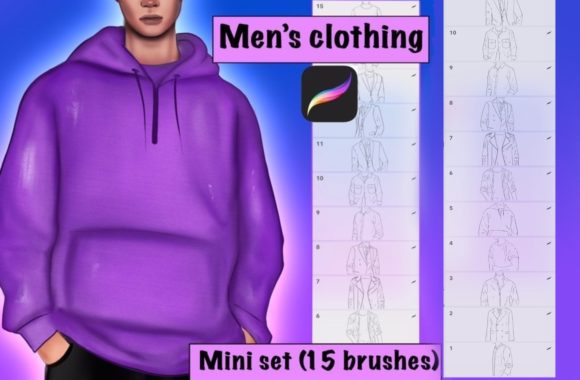 Download Men’s Clothing Stamp (mini Set) 15 Brush - Clothing Collection